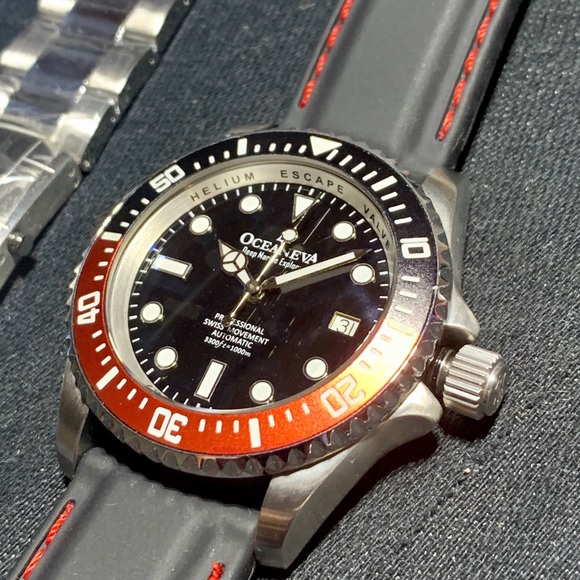 OCEANEVA DEEP MARINE EXPLORER PRO DIVER WATCH COKE - Picture 15 of 16